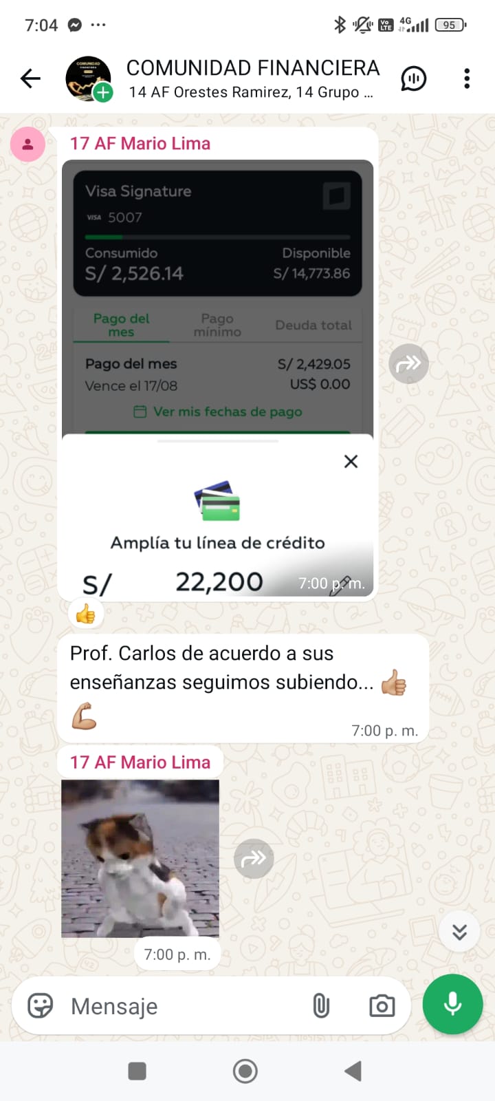 Resultado real de un alumno